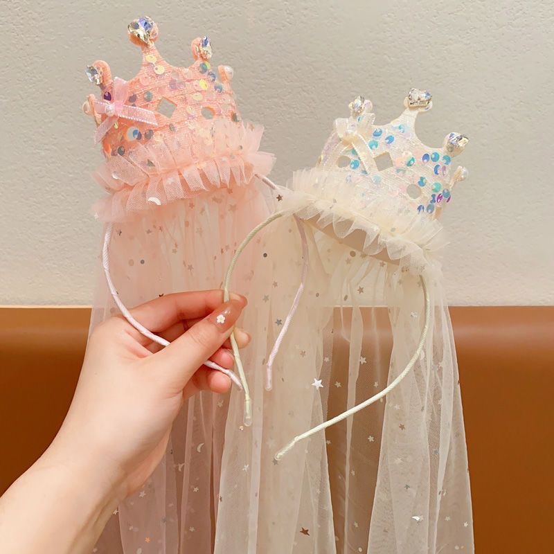 Glitter Tablecloth - Prenses Taç Peçe Bantlar Işıltılı Tül