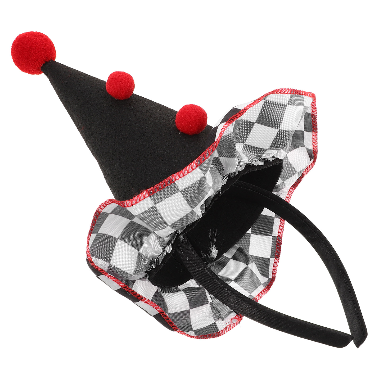 Party Hat Cone - Polyester Palyaço Bandı Koni Palyaço Şapkası