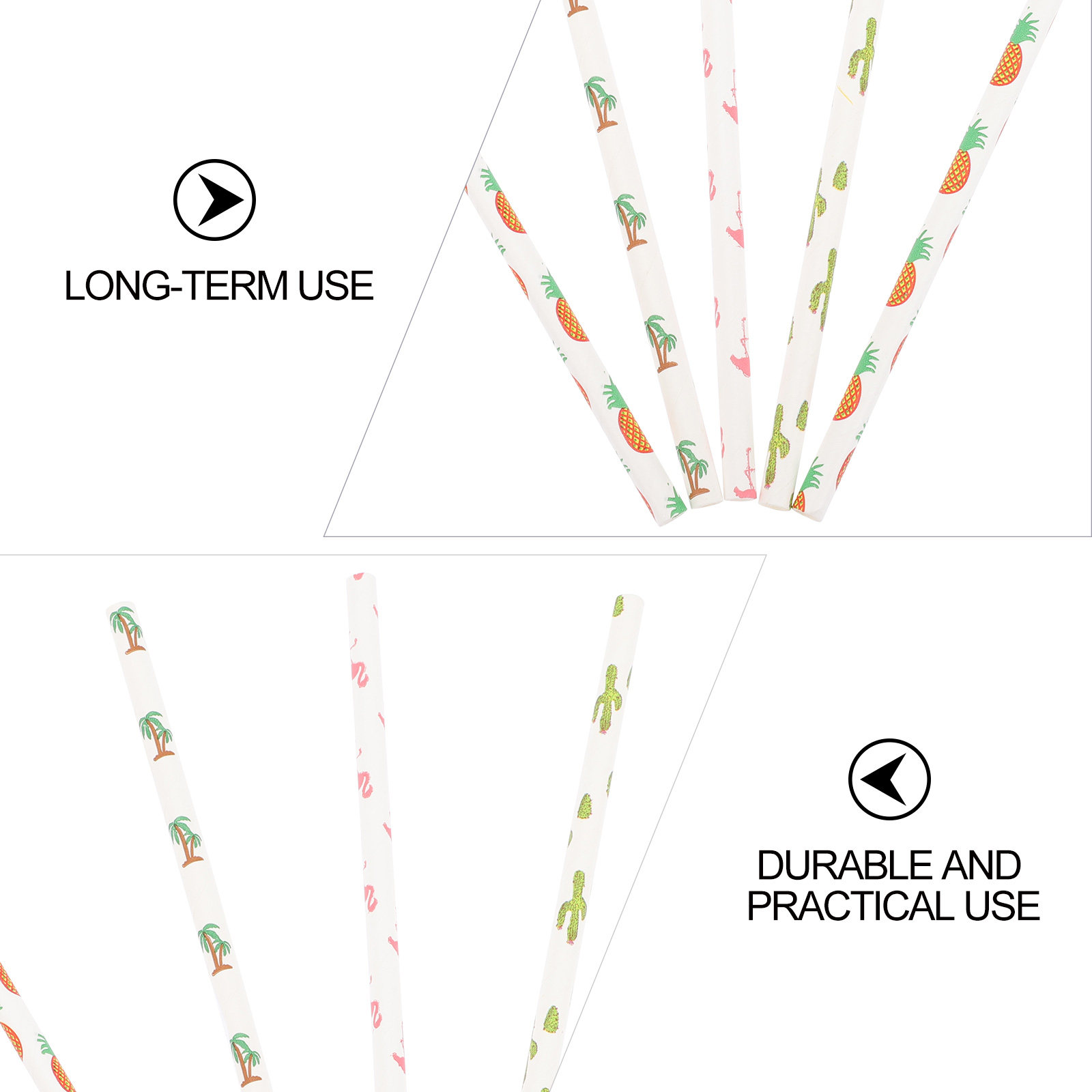 100 Adet Çevre Dostu Kağıt Pip - Paper Straw Color incelemesi ve fiyatı