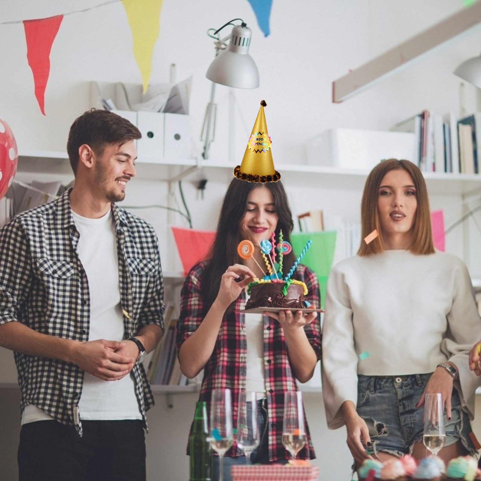 Altın Koni Şeklinde Parti Şapk - Party Hat Cone incelemesi ve fiyatı