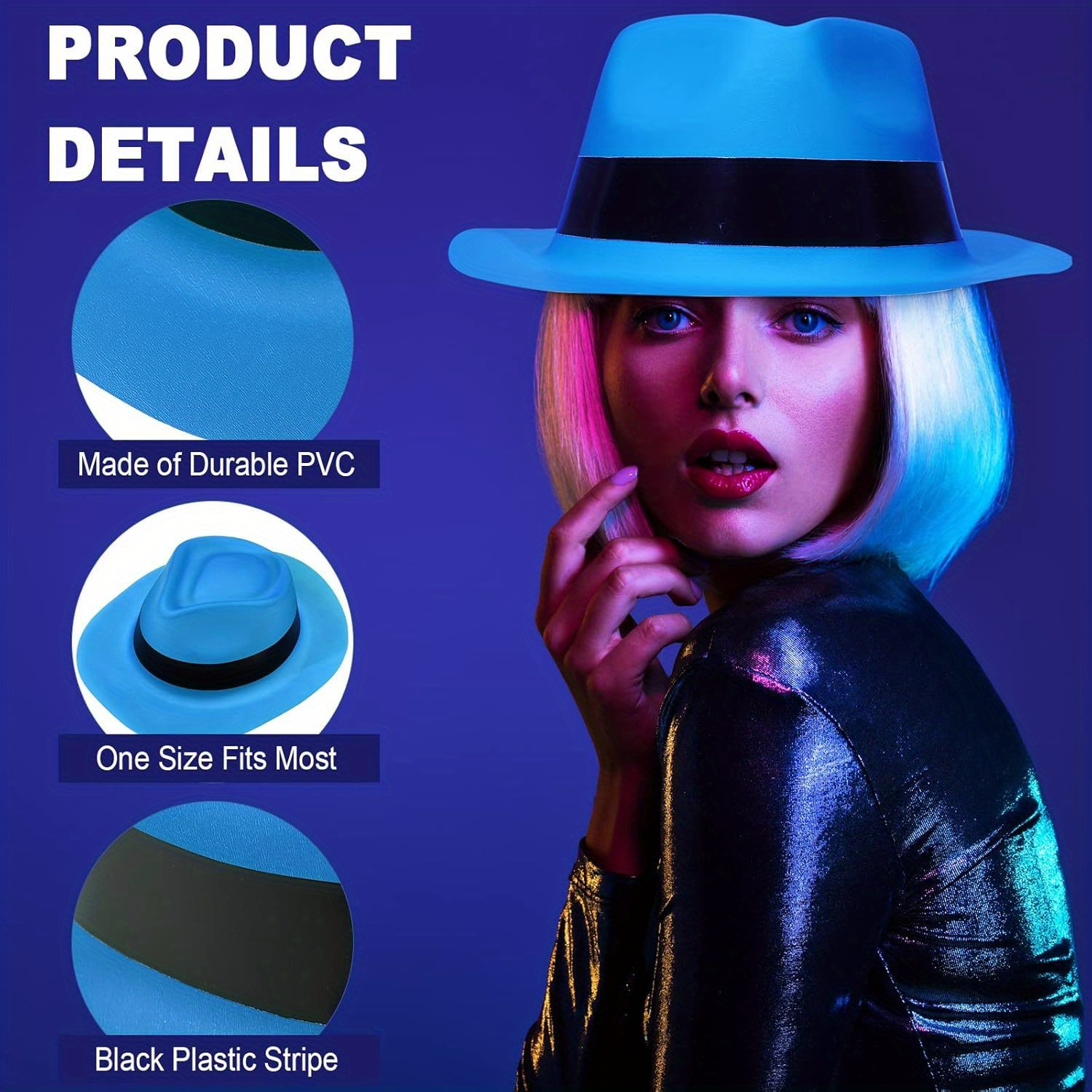 12 Parça Neon Mafya Tarzı Part - Party Hat Cone incelemesi ve fiyatı